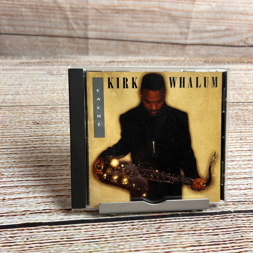 Kirk Whalum Cache CD 1993 Columbia Contemporary Jazz Saxophone